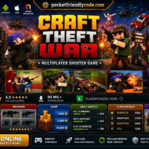 Craft Theft War – Multiplayer Shooter Game