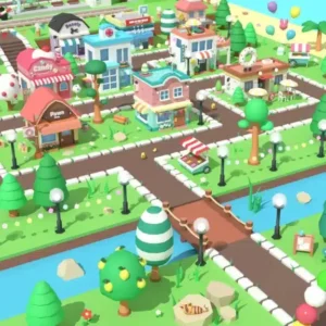 Cartoon Town – Low Poly Assets