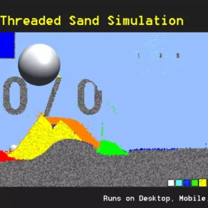Falling Sand Game Template - Pixel Simulation