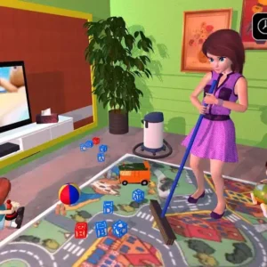 Siblings Baby Care Nanny Mania Game