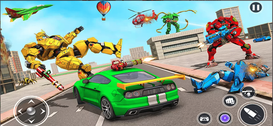 Octopus Robot Car Transformer Unity Game Source Code - Image 4