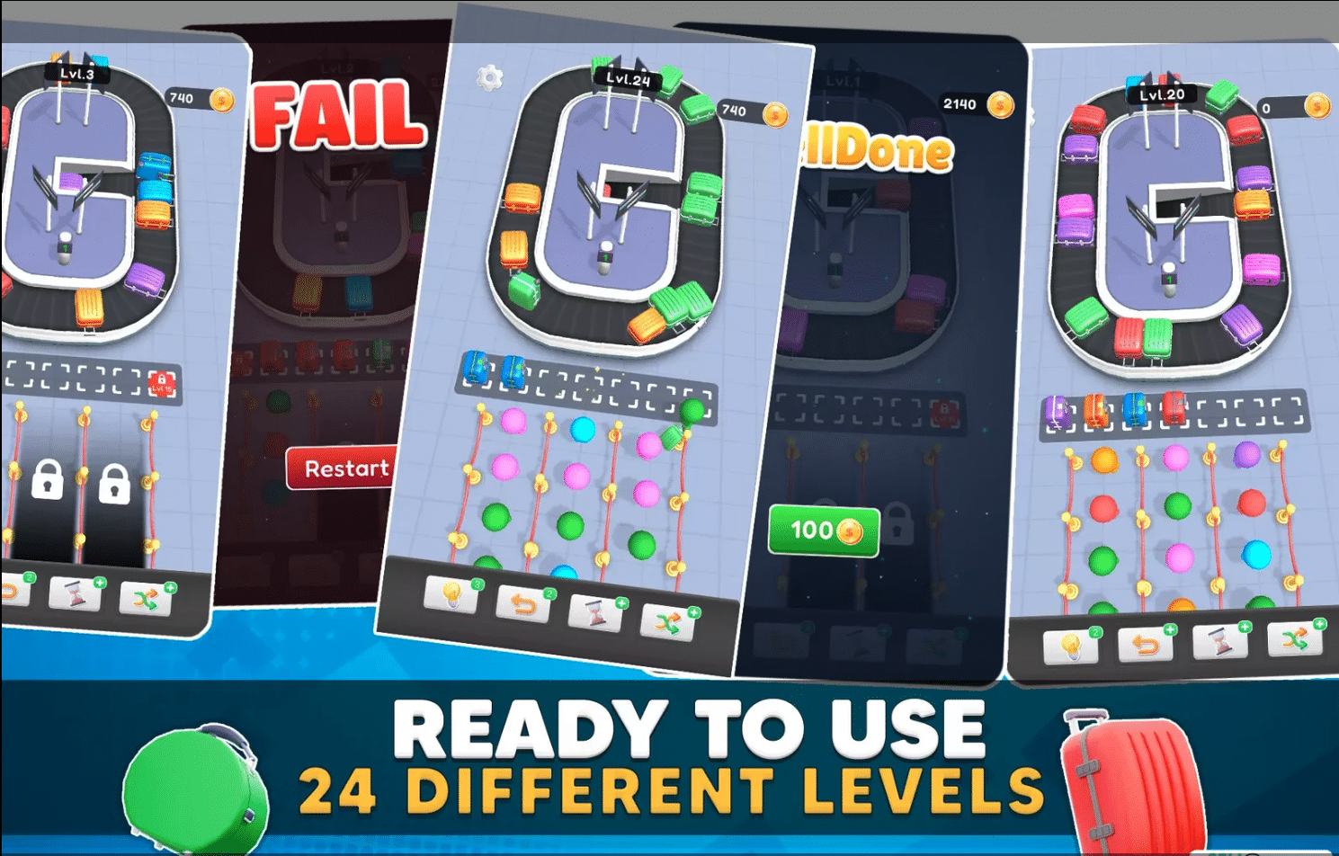 Baggage Jam Match Game Unity Source Code – Puzzle Template - Image 7