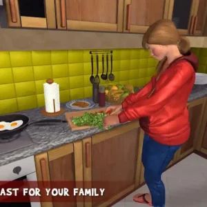 Newborn Baby Pregnant Mom: Happy Family Game