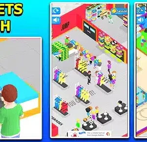 Outlets Rush 3D Idle Tycoon Game Unity Source Code
