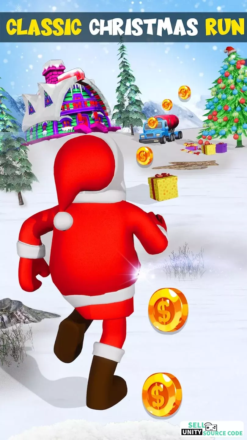 Xmas Santa Surfer Running Game - Image 6
