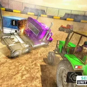 Tractor Demolition Derby : Crash Truck Wars