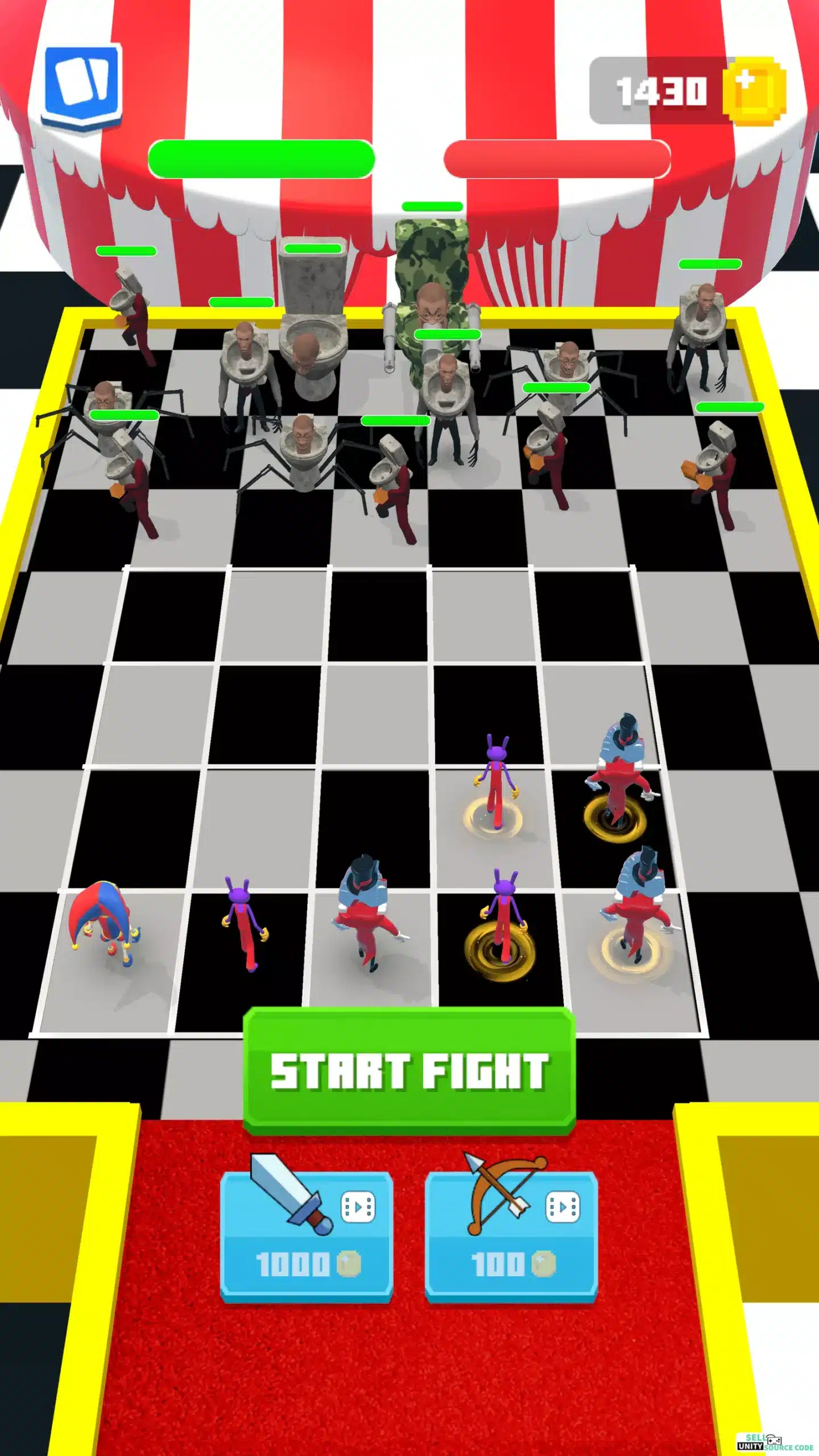 Get Amazing Digital Circus Merge Vs Skibidi Squad Unity Source Code - Image 2
