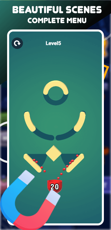 Ball Collect Hypercasual Game Unity Source Code – 50 Levels - Image 5
