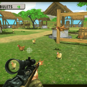 Chicken Shooter: Chicken Scream Hunting Tough Game