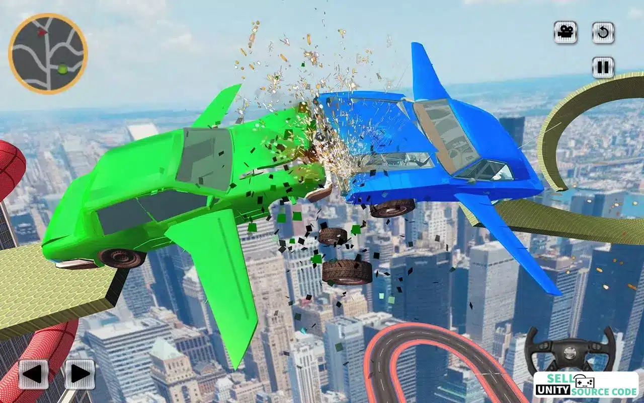 Flying Car Derby Crash Stunts - Image 6