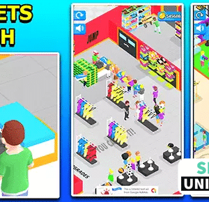 Outlets Rush 3D Idle Tycoon Game Unity Source Code