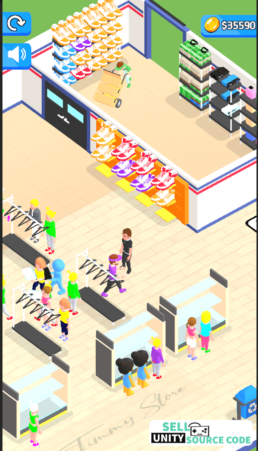 Outlets Rush 3D Idle Tycoon Game Unity Source Code - Image 6