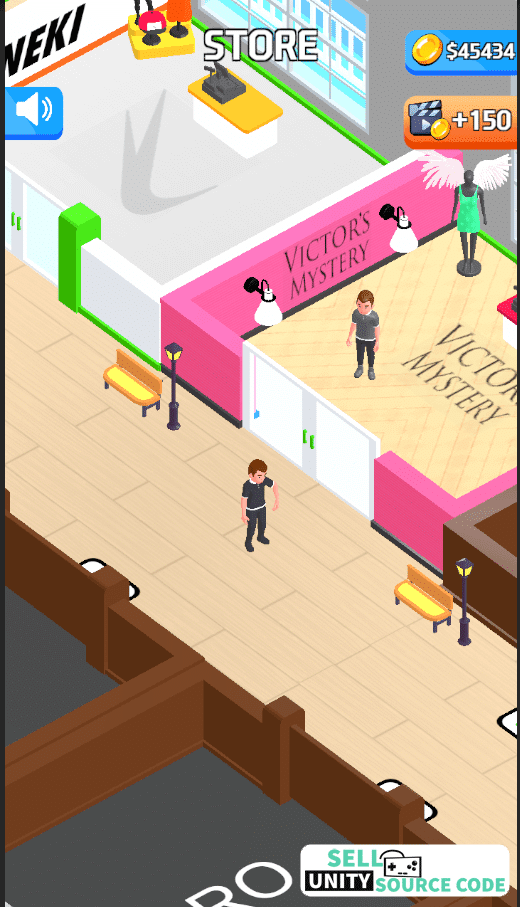 Outlets Rush 3D Idle Tycoon Game Unity Source Code - Image 4