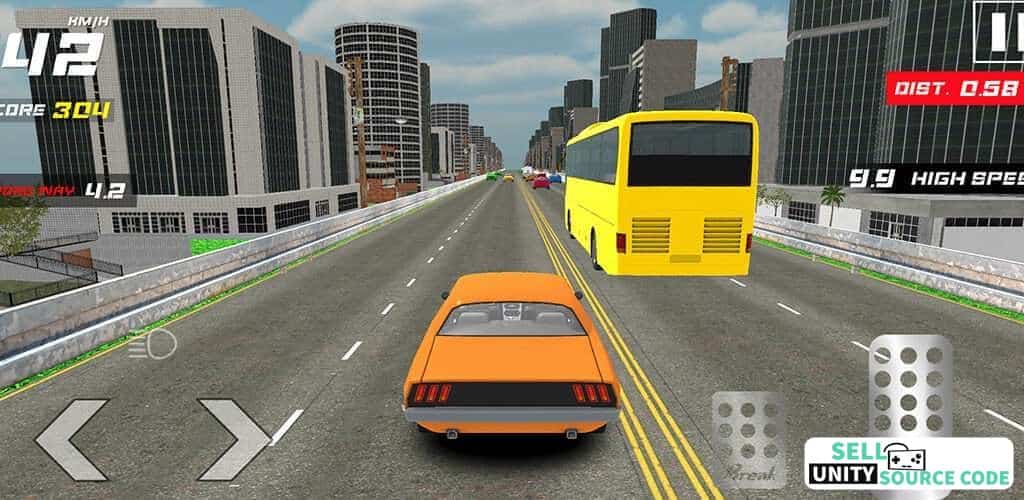 Highway Traffic Racer Unity Game Source Code - Image 2