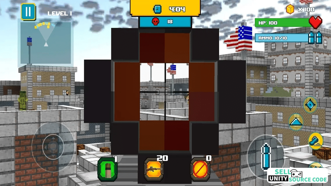 American Block Sniper Survival Unity Source Code – Only 11$ | PocketFriendlyCode - Image 3