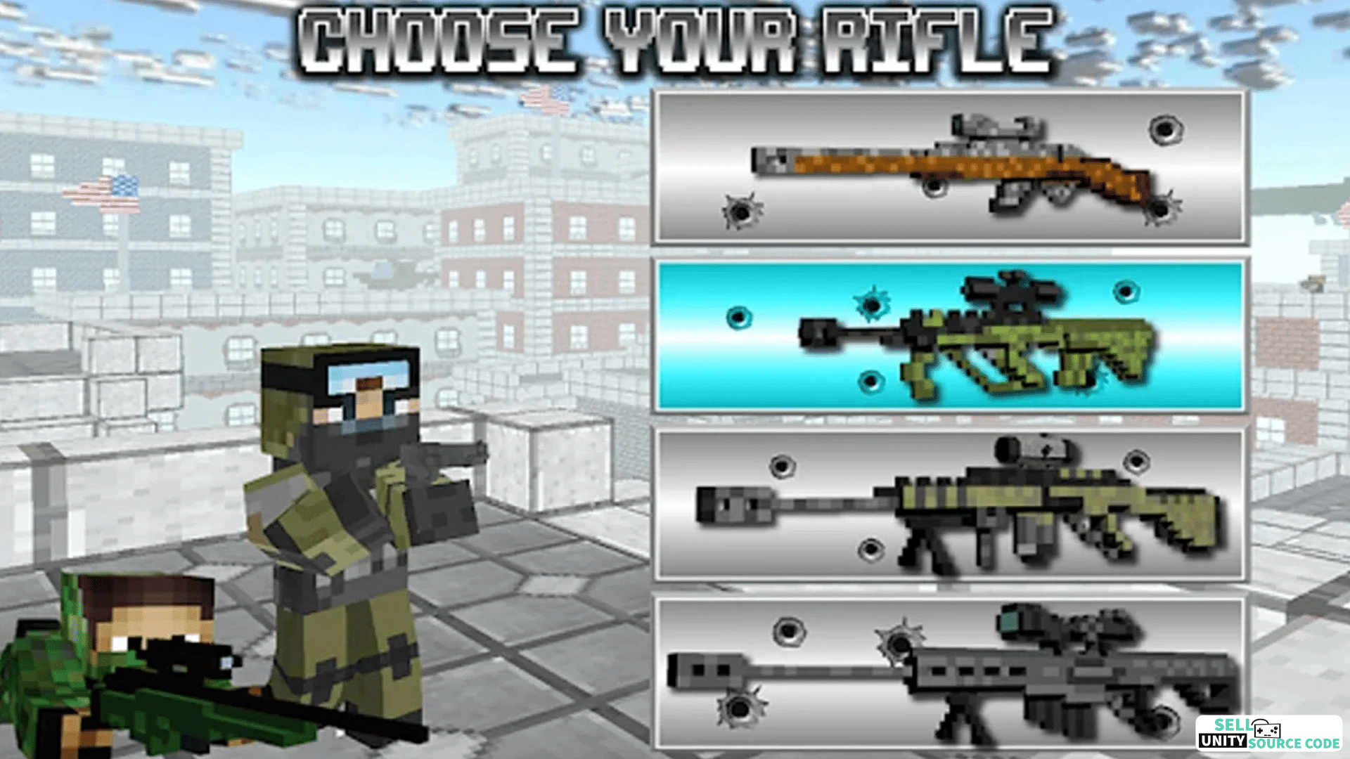 American Block Sniper Survival Unity Source Code – Only 11$ | PocketFriendlyCode - Image 4